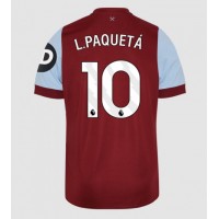 Dres West Ham United Lucas Paqueta #10 Domáci 2023-24 Krátky Rukáv